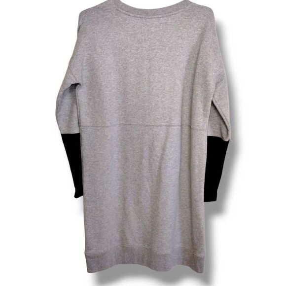 Madewell Women's Sweatshirt Dress Tunic Gray‎ Long Sleeves Pullover Banded Hem S - Picture 1 of 10